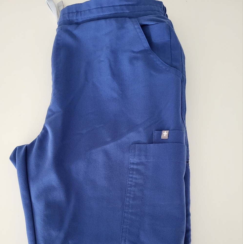 Figs Denim Blue Yola bottoms (M)